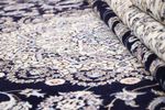 Alfombra Persa - Nain - Prima - 360 x 250 cm - azul oscuro