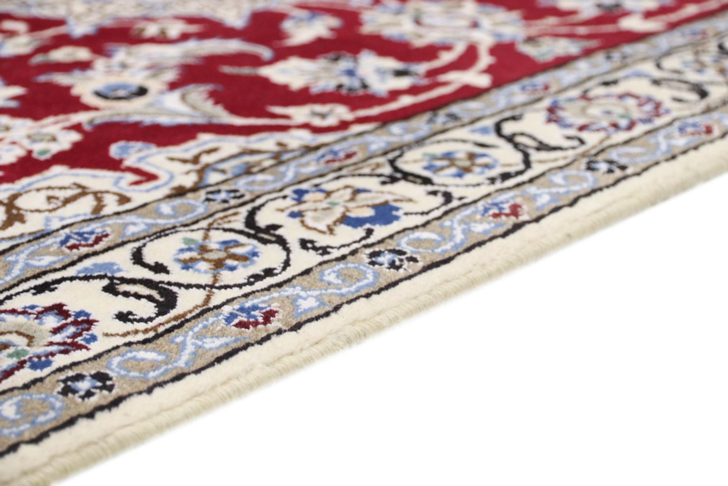 Perský koberec - Nain - 180 x 118 cm - červená