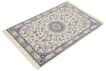 Alfombra persa - Nain - 90 x 60 cm - crema