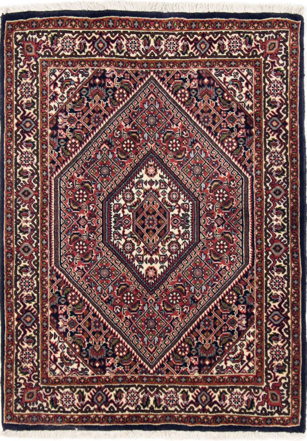 Alfombra persa - Bidjar - 103 x 77 cm - óxido