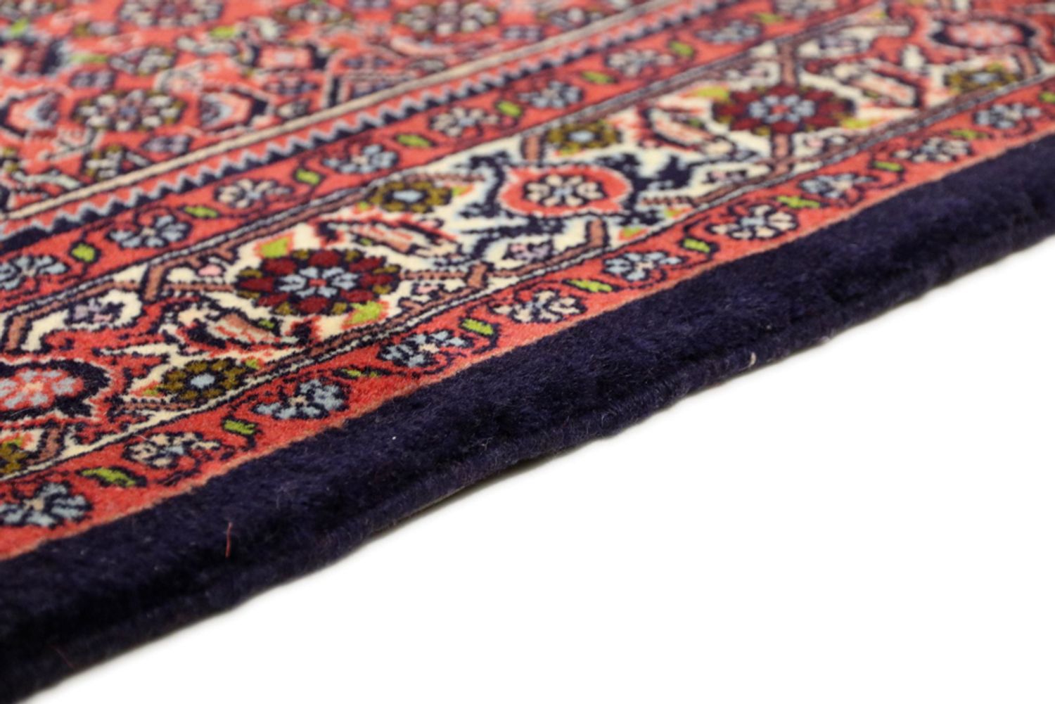 Alfombra persa - Bidjar - 135 x 85 cm - rojo