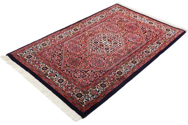 Alfombra persa - Bidjar - 135 x 85 cm - rojo