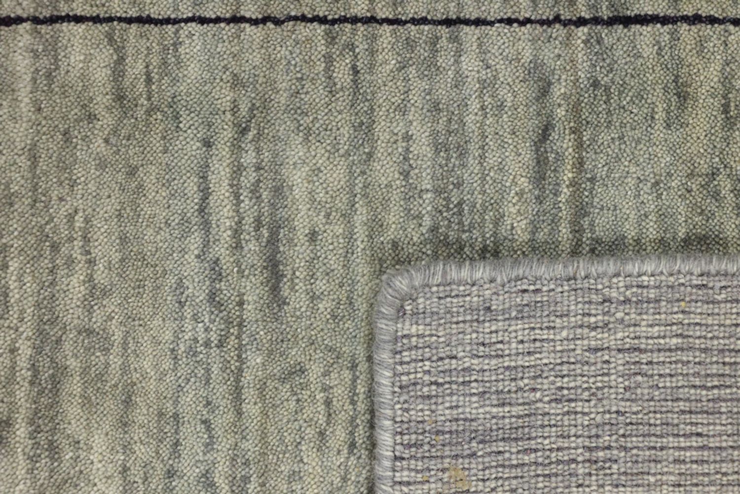 Alfombra de pasillo Alfombra Gabbeh - Loribaft Softy - 202 x 82 cm - gris