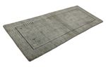 Alfombra de pasillo Alfombra Gabbeh - Loribaft Softy - 202 x 82 cm - gris
