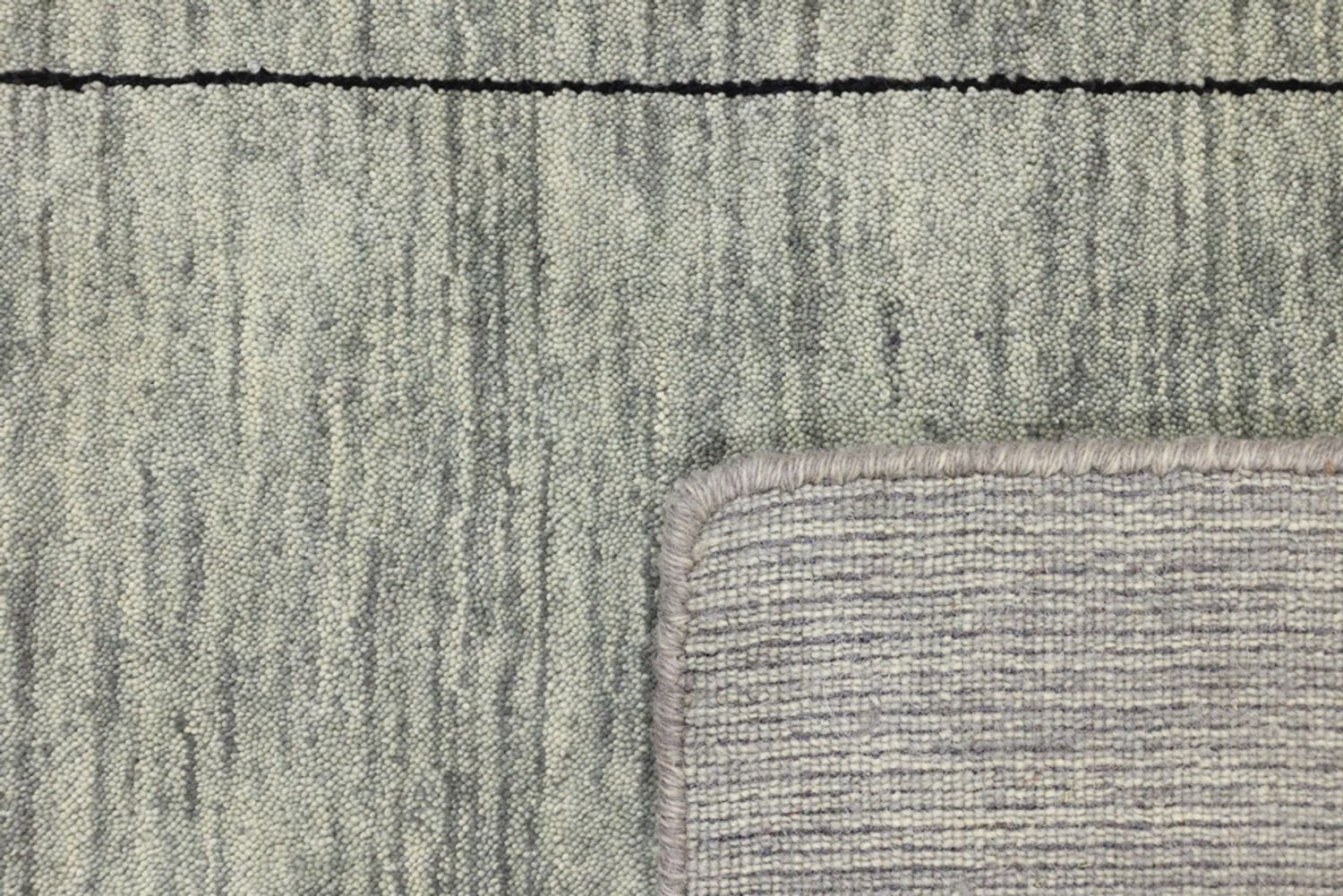 Alfombra de pasillo Alfombra Gabbeh - Loribaft Softy - 203 x 83 cm - gris