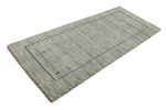 Alfombra de pasillo Alfombra Gabbeh - Loribaft Softy - 203 x 83 cm - gris