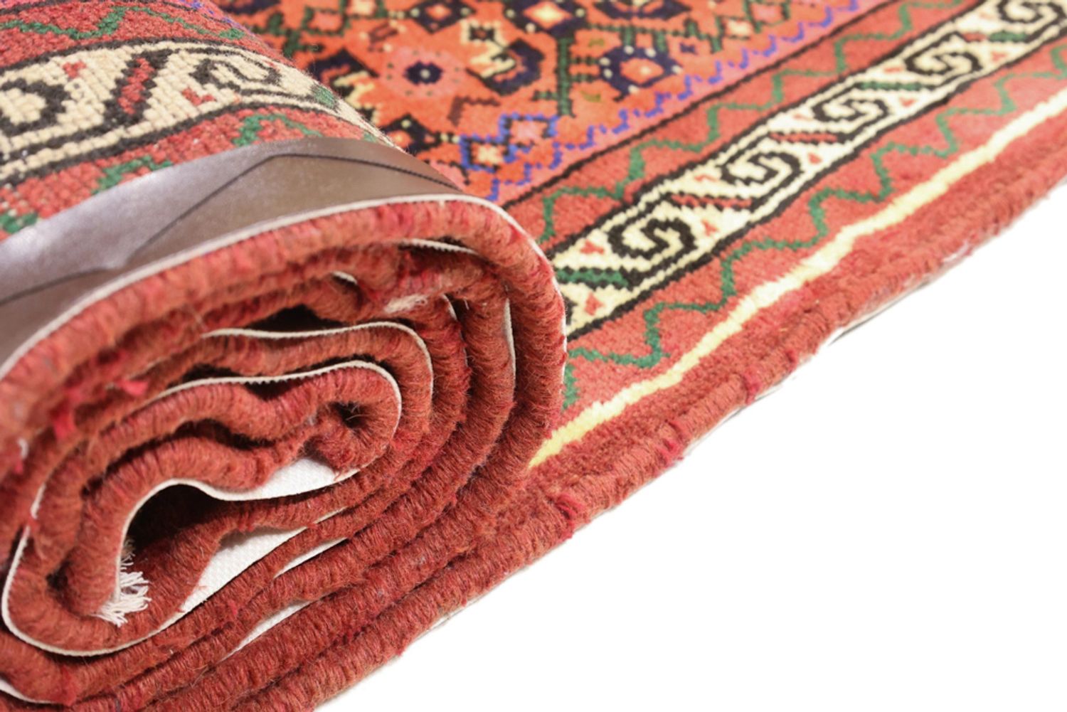 Alfombra de pasillo Alfombra persa - Nómada - 610 x 90 cm - óxido