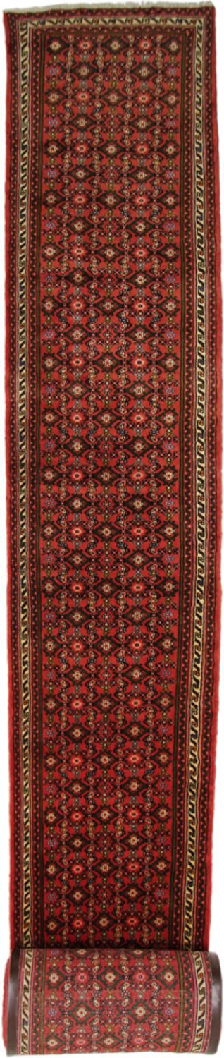 Alfombra de pasillo Alfombra persa - Nómada - 980 x 80 cm - óxido