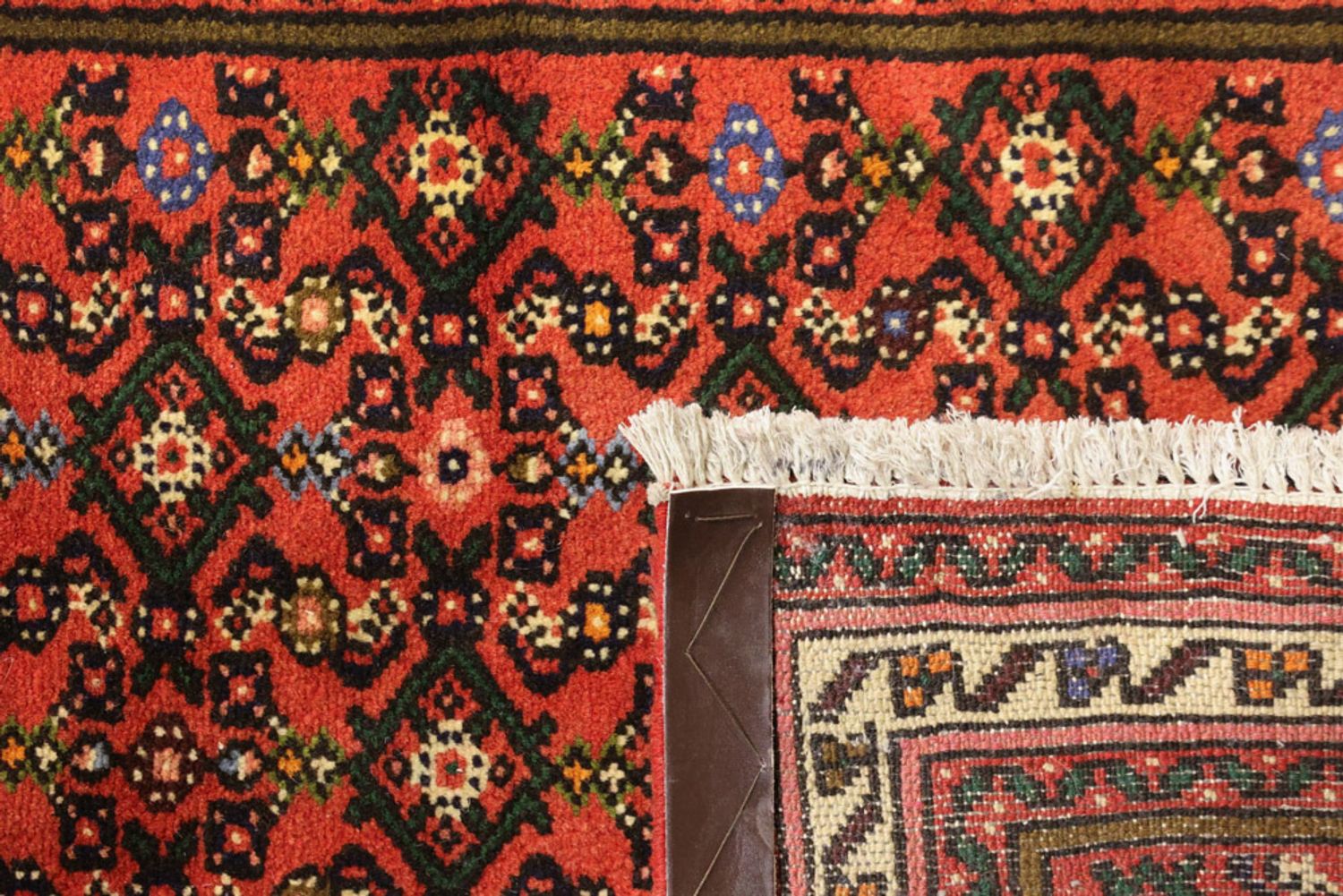 Alfombra de pasillo Alfombra persa - Nómada - 980 x 80 cm - óxido