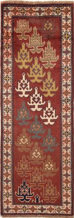 Alfombra de pasillo Alfombra persa - Nómada - 195 x 65 cm - rojo