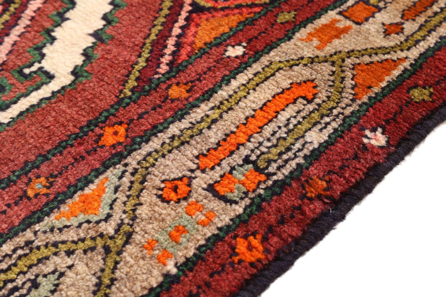 Alfombra de pasillo Alfombra persa - Nómada - 185 x 80 cm - óxido