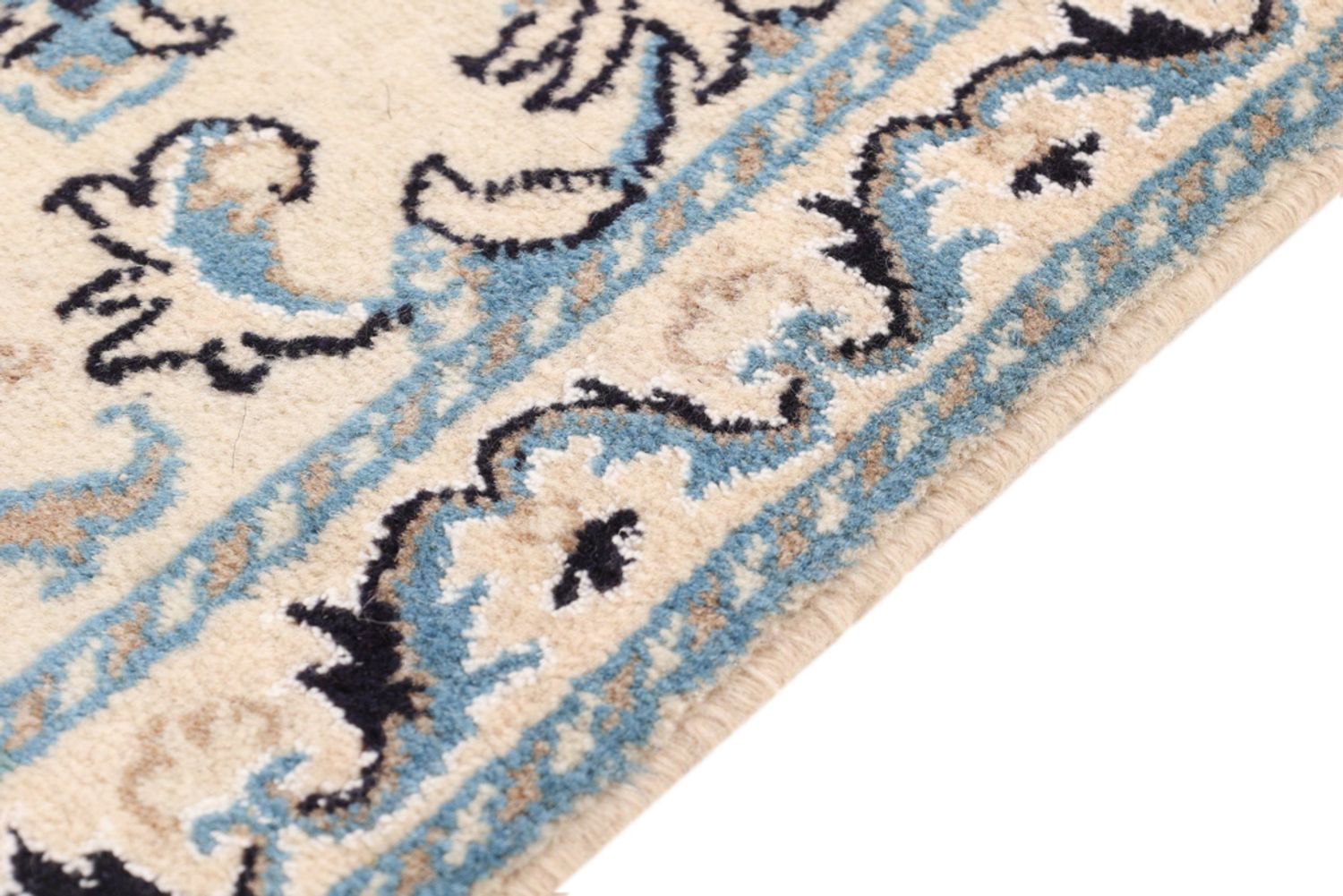 Perský koberec - Nain - 85 x 55 cm - krémová