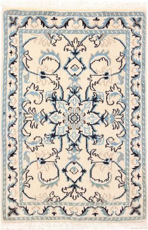 Perský koberec - Nain - 85 x 55 cm - krémová