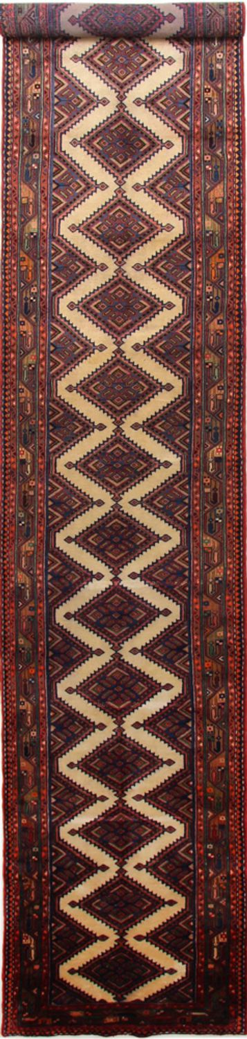 Alfombra de pasillo Alfombra persa - Nómada - 545 x 90 cm - óxido