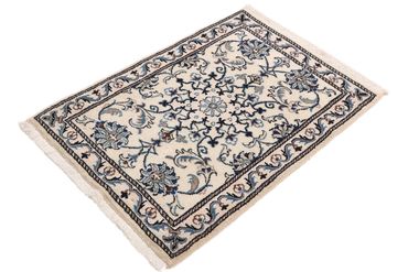 Alfombra persa - Nain - 92 x 61 cm - crema