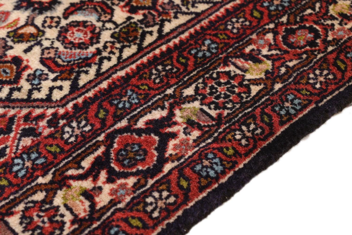 Perský koberec - Bijar - 102 x 70 cm - rezavá