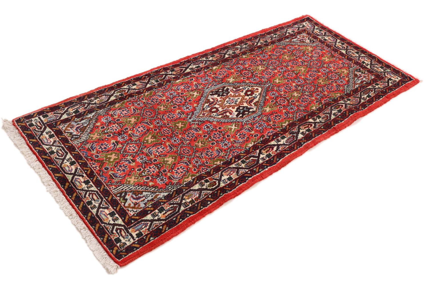 Alfombra de pasillo Alfombra persa - Nómada - 181 x 80 cm - rojo