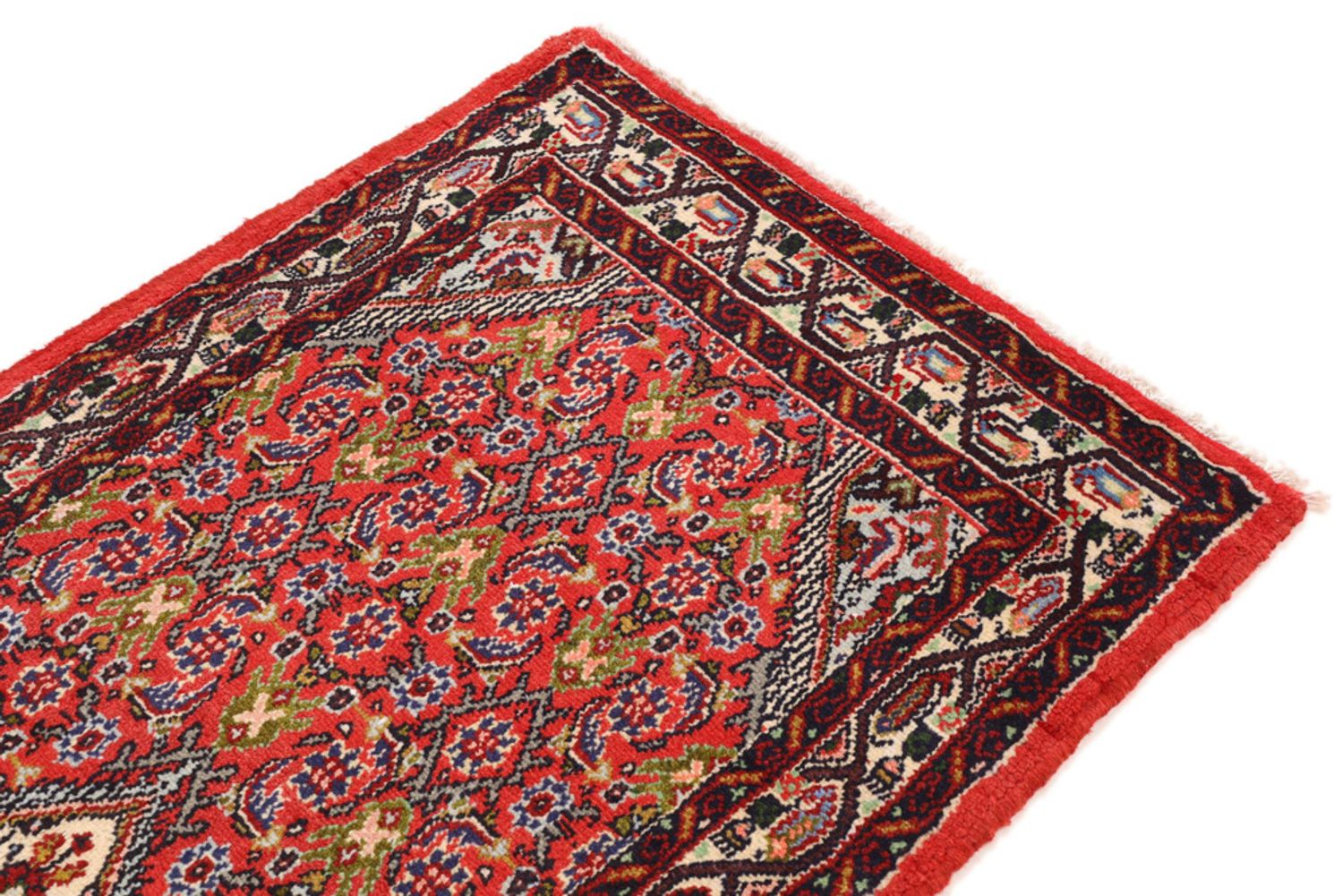 Alfombra de pasillo Alfombra persa - Nómada - 181 x 80 cm - rojo