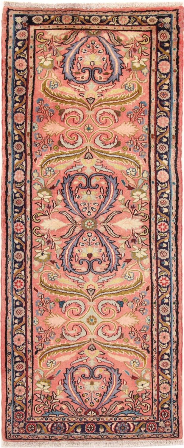 Alfombra de pasillo Alfombra persa - Clásica - 188 x 77 cm - rojo claro