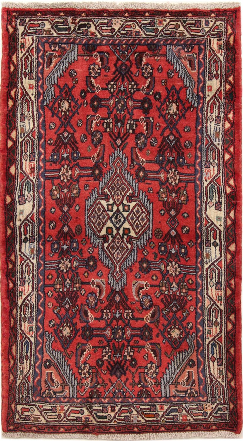 Alfombra persa - Nómada - 140 x 80 cm - rojo