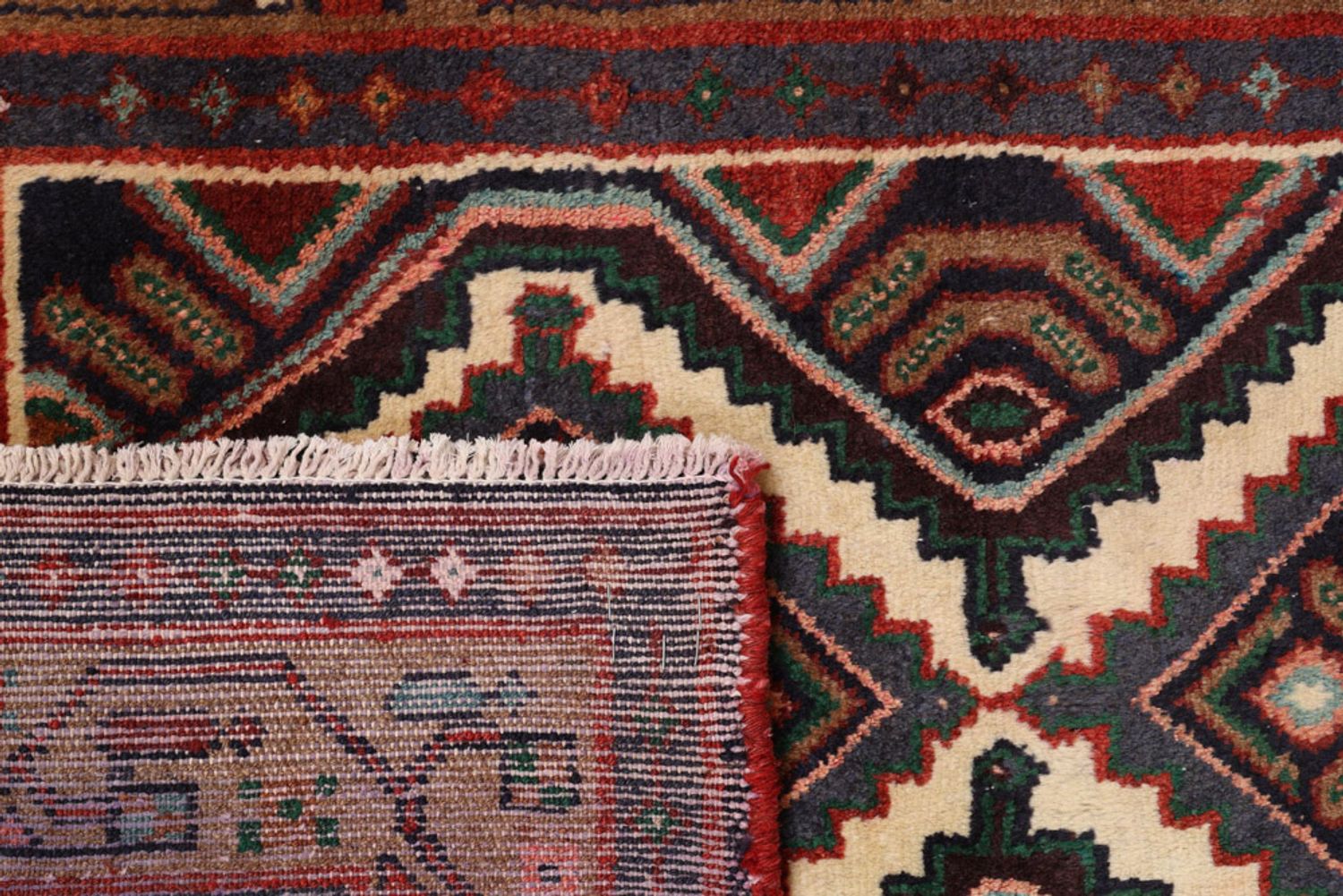 Alfombra de pasillo Alfombra persa - Nómada - 188 x 76 cm - óxido