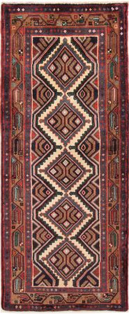 Alfombra de pasillo Alfombra persa - Nómada - 188 x 76 cm - óxido