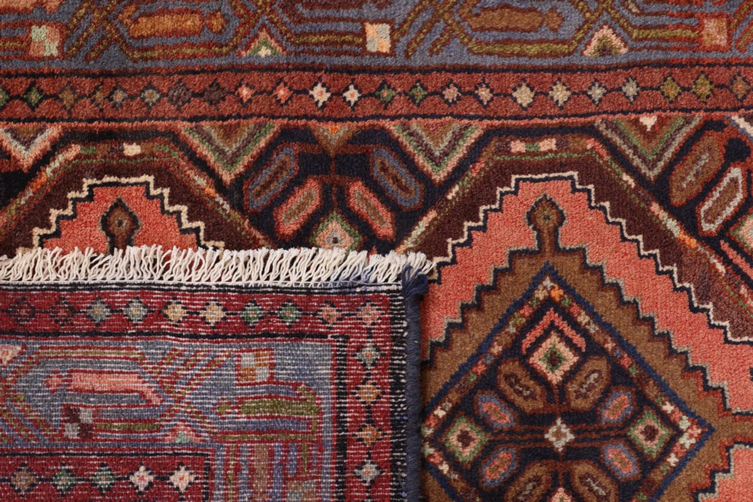 Alfombra de pasillo Alfombra persa - Nómada - 180 x 80 cm - óxido