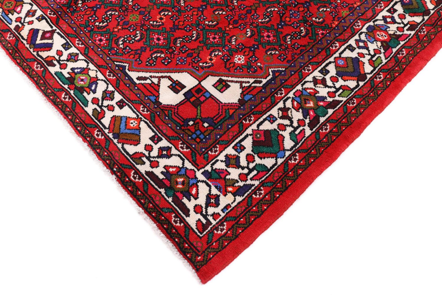 Alfombra persa - Nómada - 295 x 200 cm - rojo oscuro