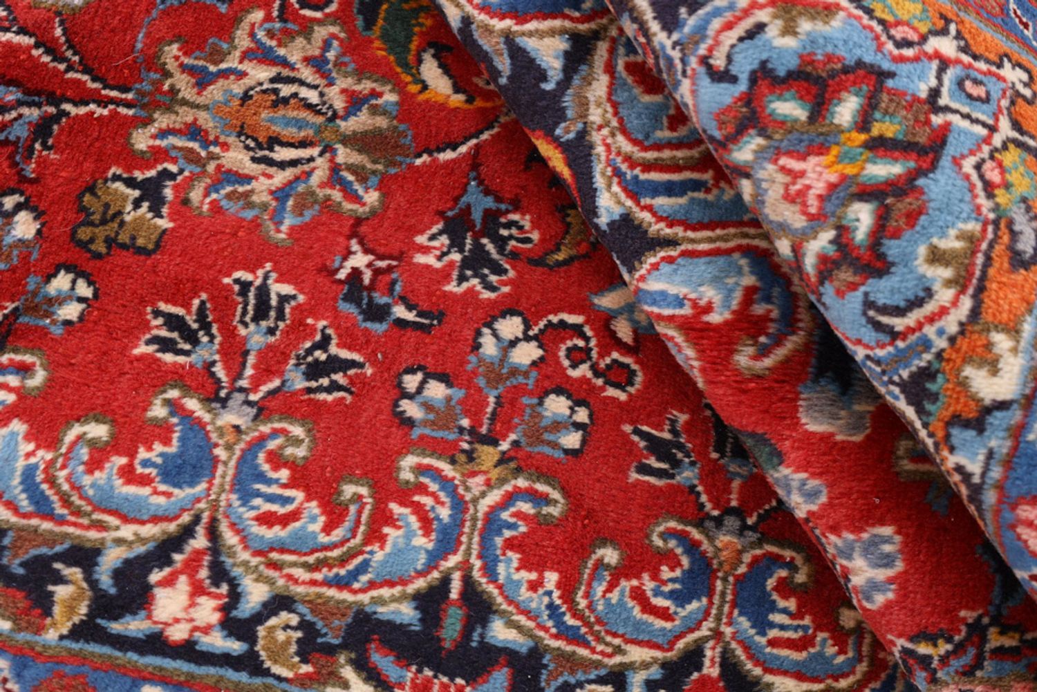 Alfombra persa - Keshan - 290 x 200 cm - rojo