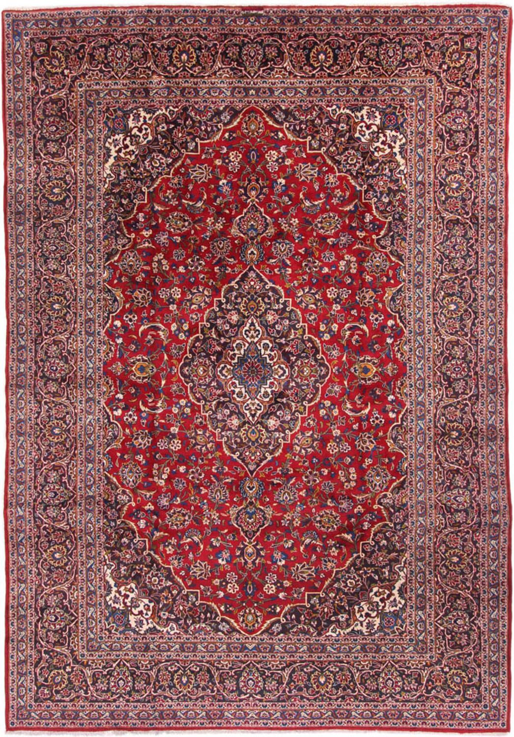 Alfombra persa - Keshan - 385 x 260 cm - rojo