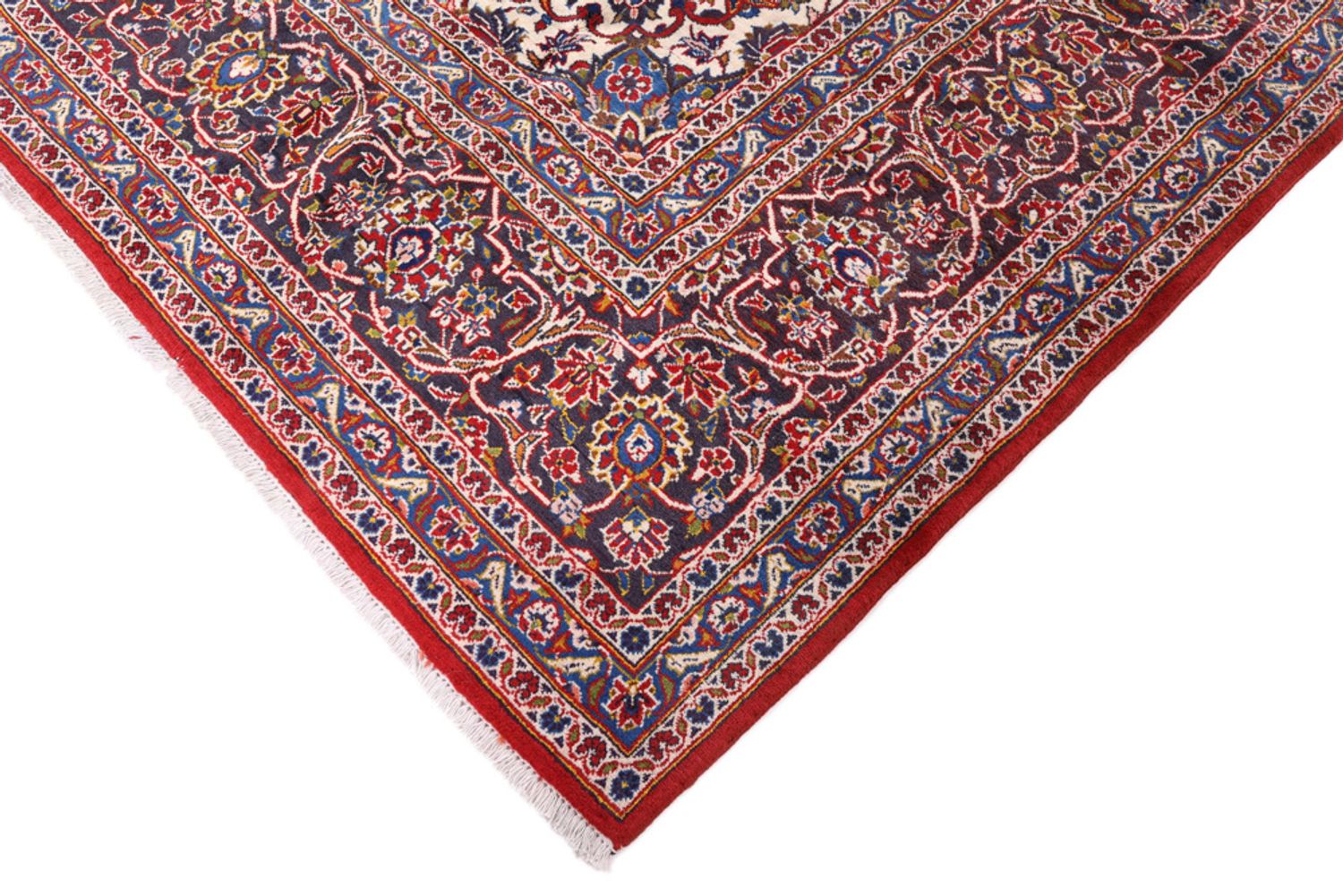 Alfombra persa - Keshan - 385 x 260 cm - rojo