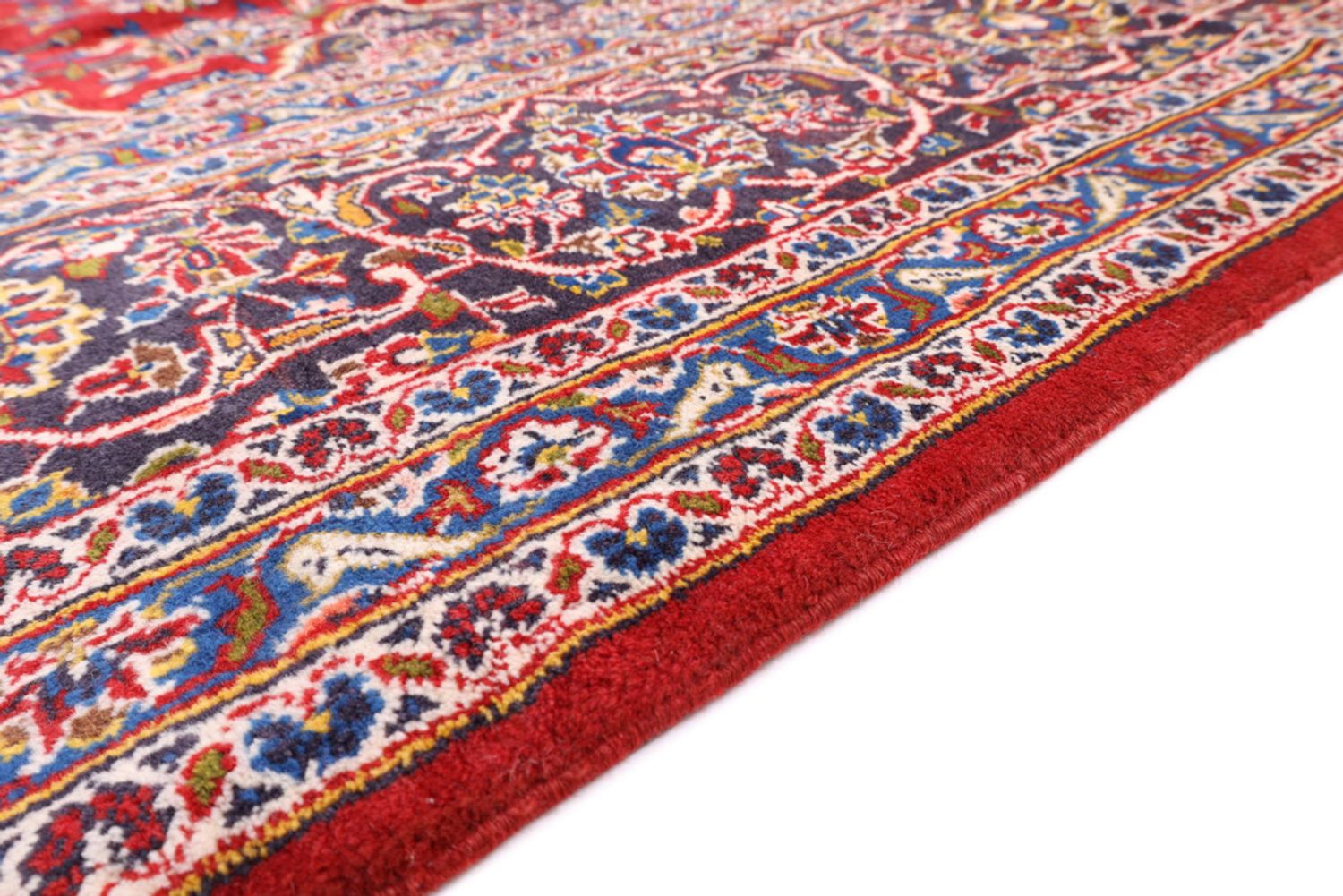 Alfombra persa - Keshan - 385 x 260 cm - rojo