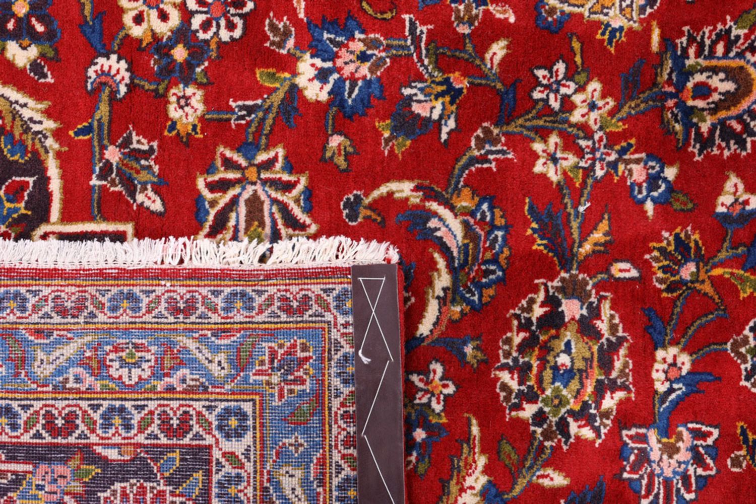 Alfombra persa - Keshan - 385 x 260 cm - rojo