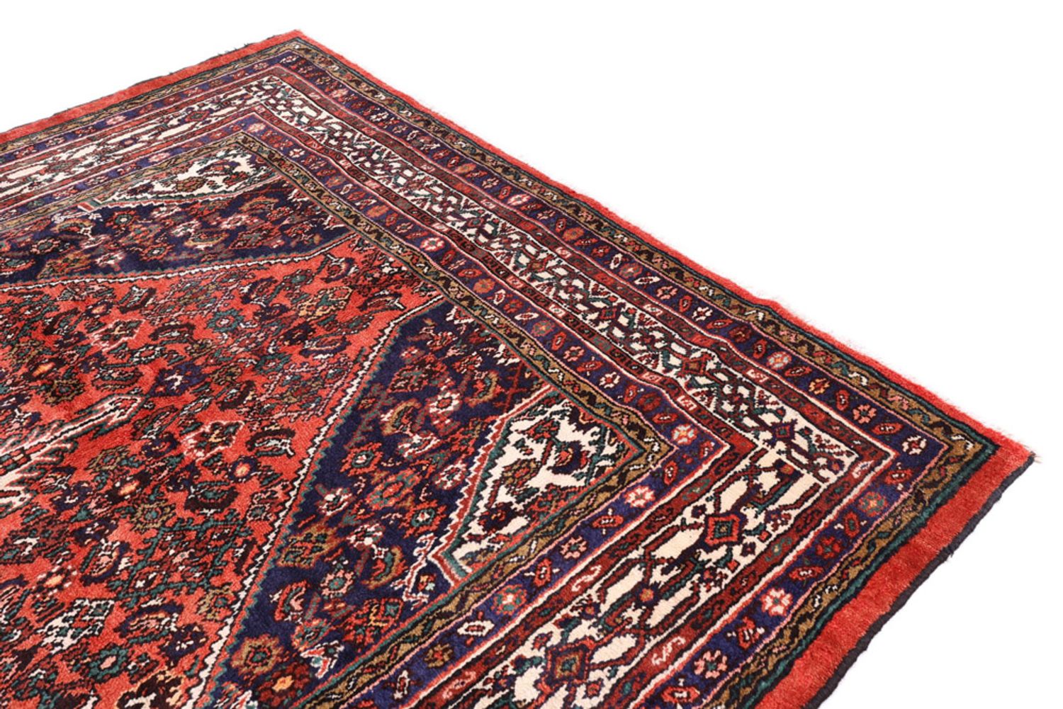 Alfombra persa - Nómada - 305 x 210 cm - rojo oscuro