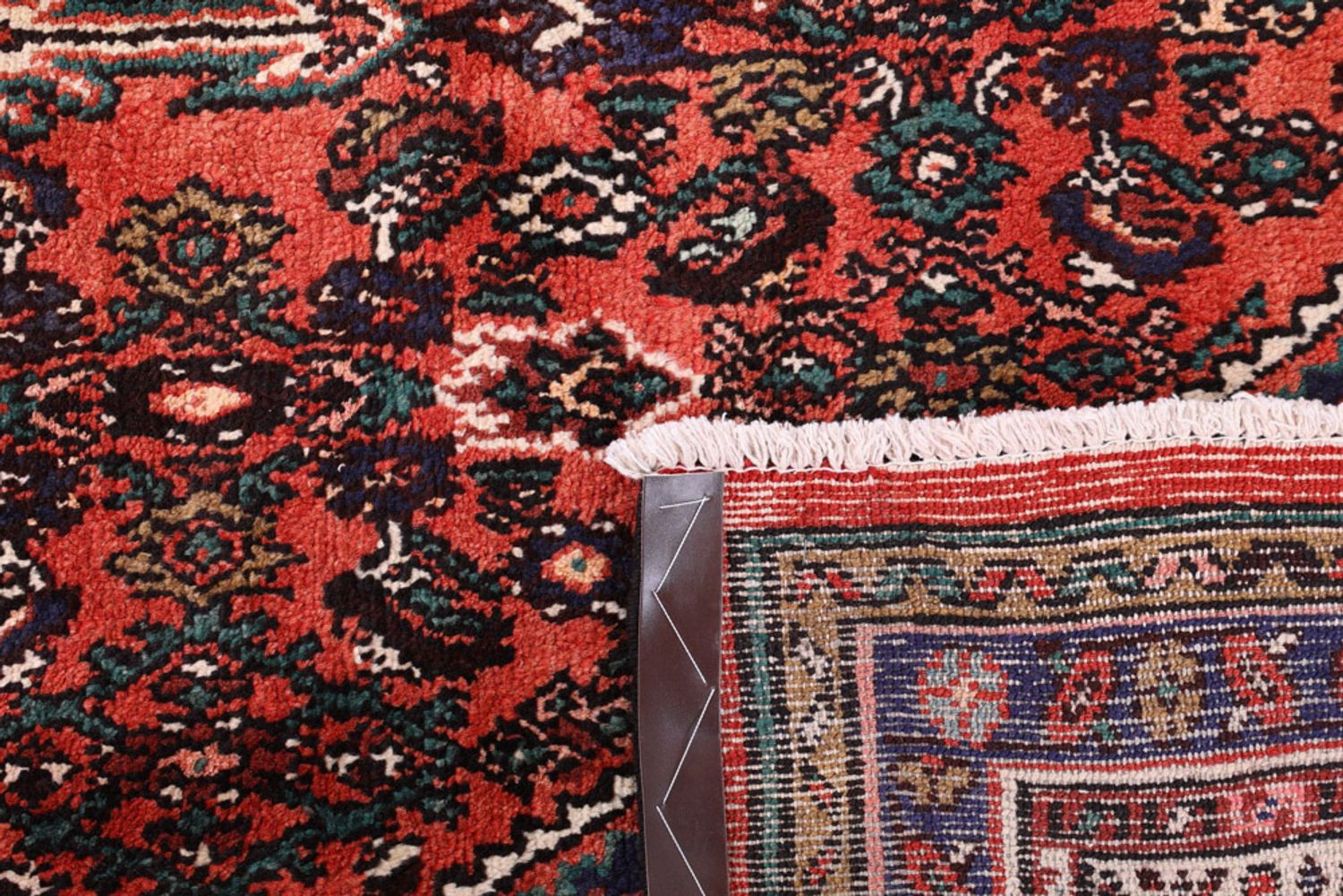 Alfombra persa - Nómada - 305 x 210 cm - rojo oscuro