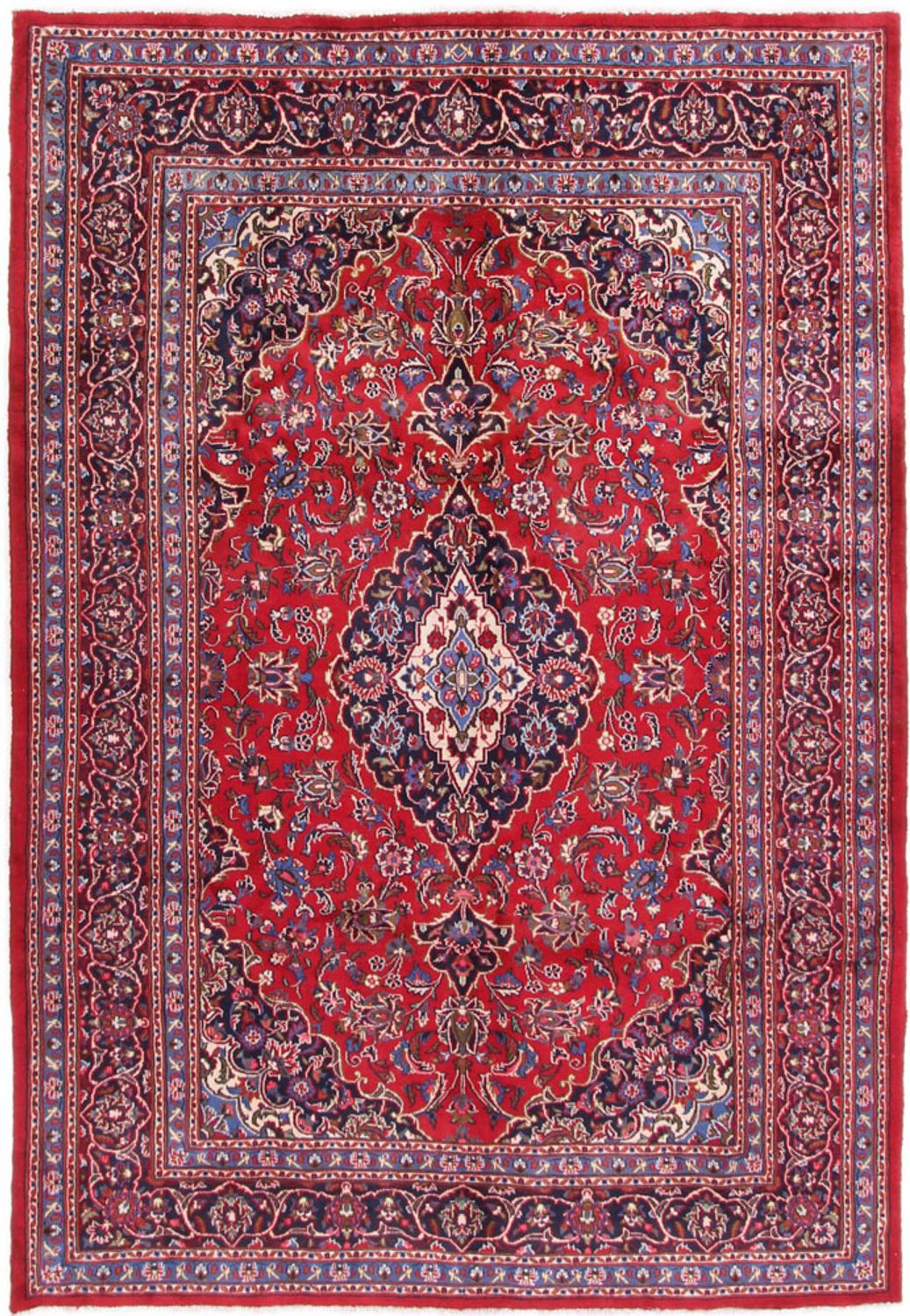Alfombra persa - Keshan - 290 x 200 cm - rojo