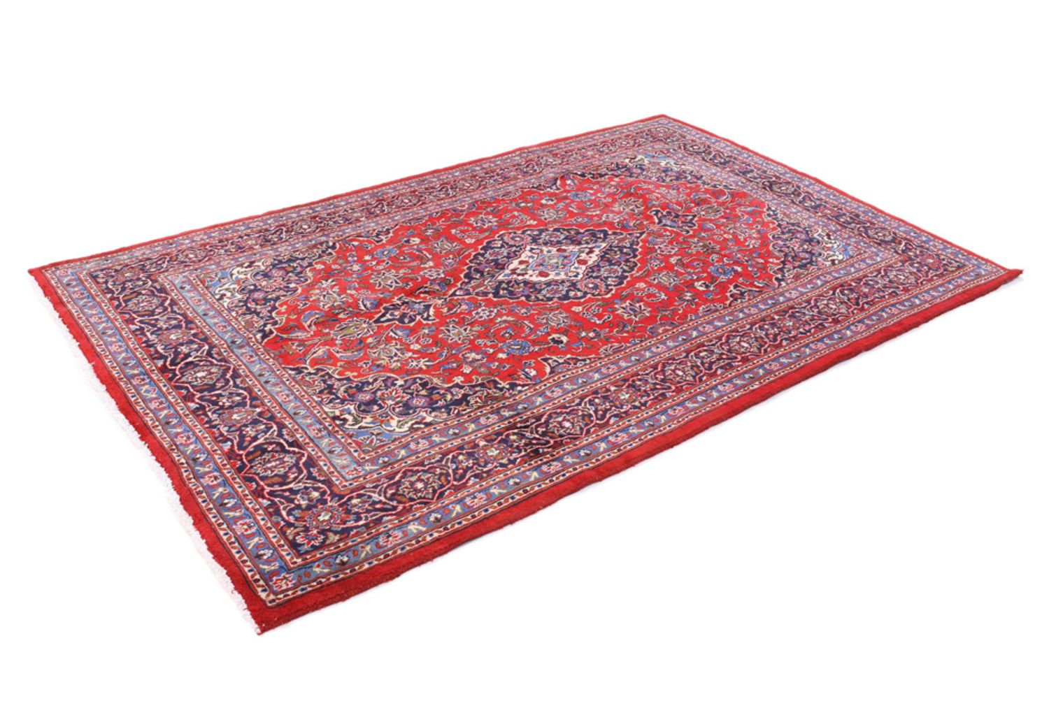 Alfombra persa - Keshan - 290 x 200 cm - rojo