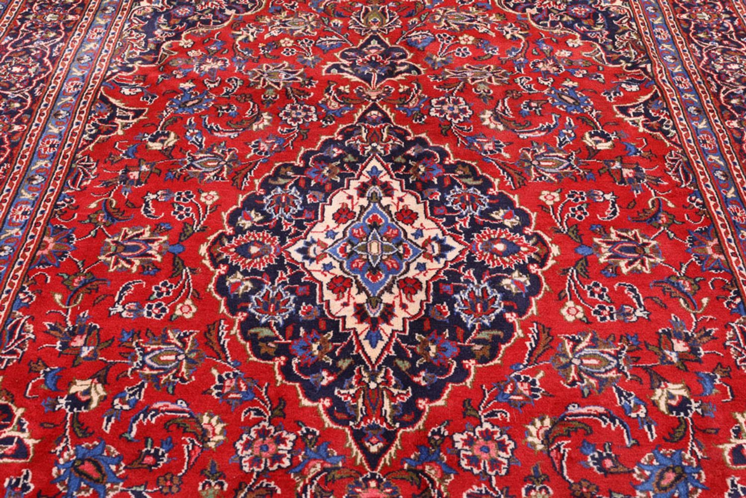 Alfombra persa - Keshan - 290 x 200 cm - rojo