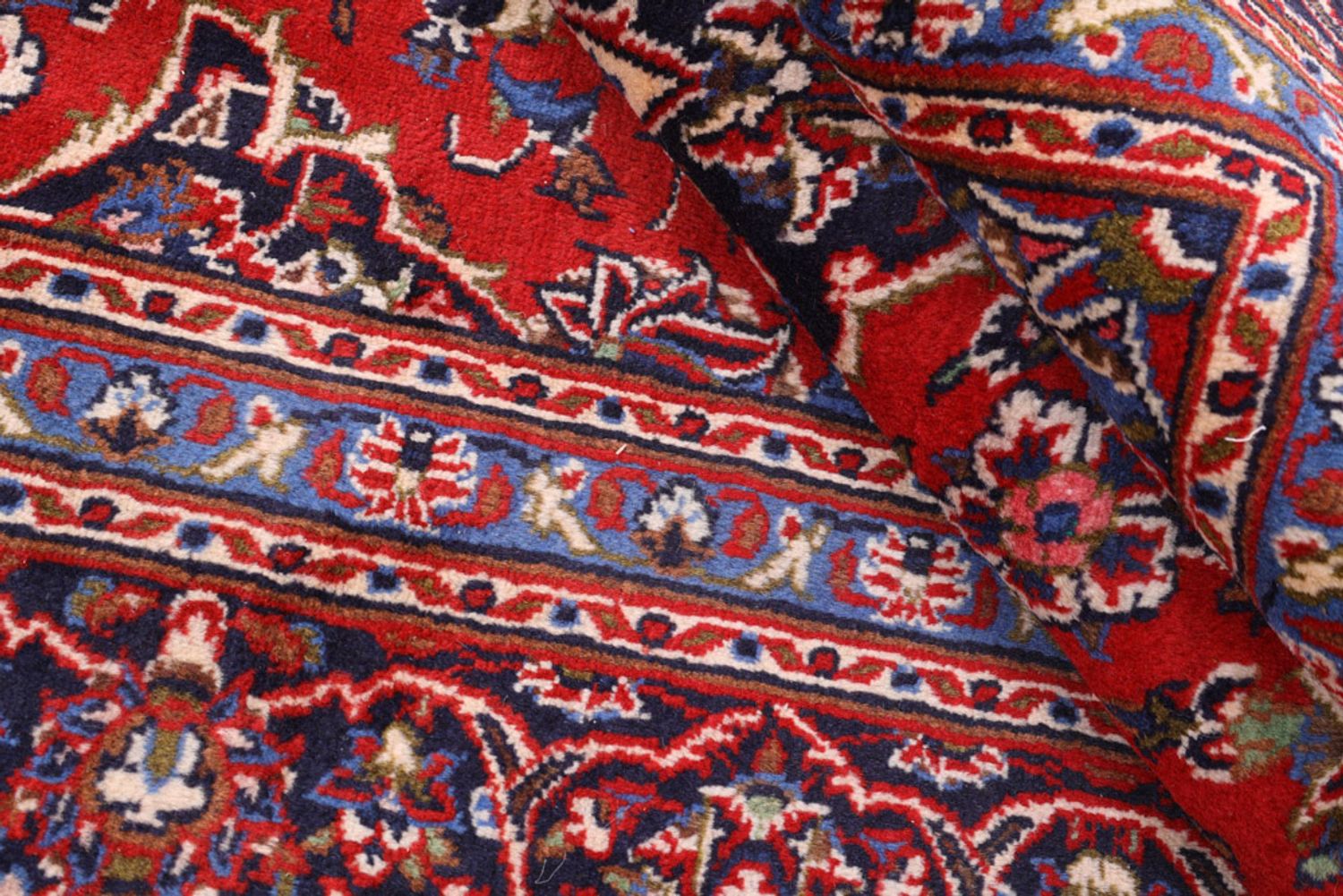 Alfombra persa - Keshan - 290 x 200 cm - rojo