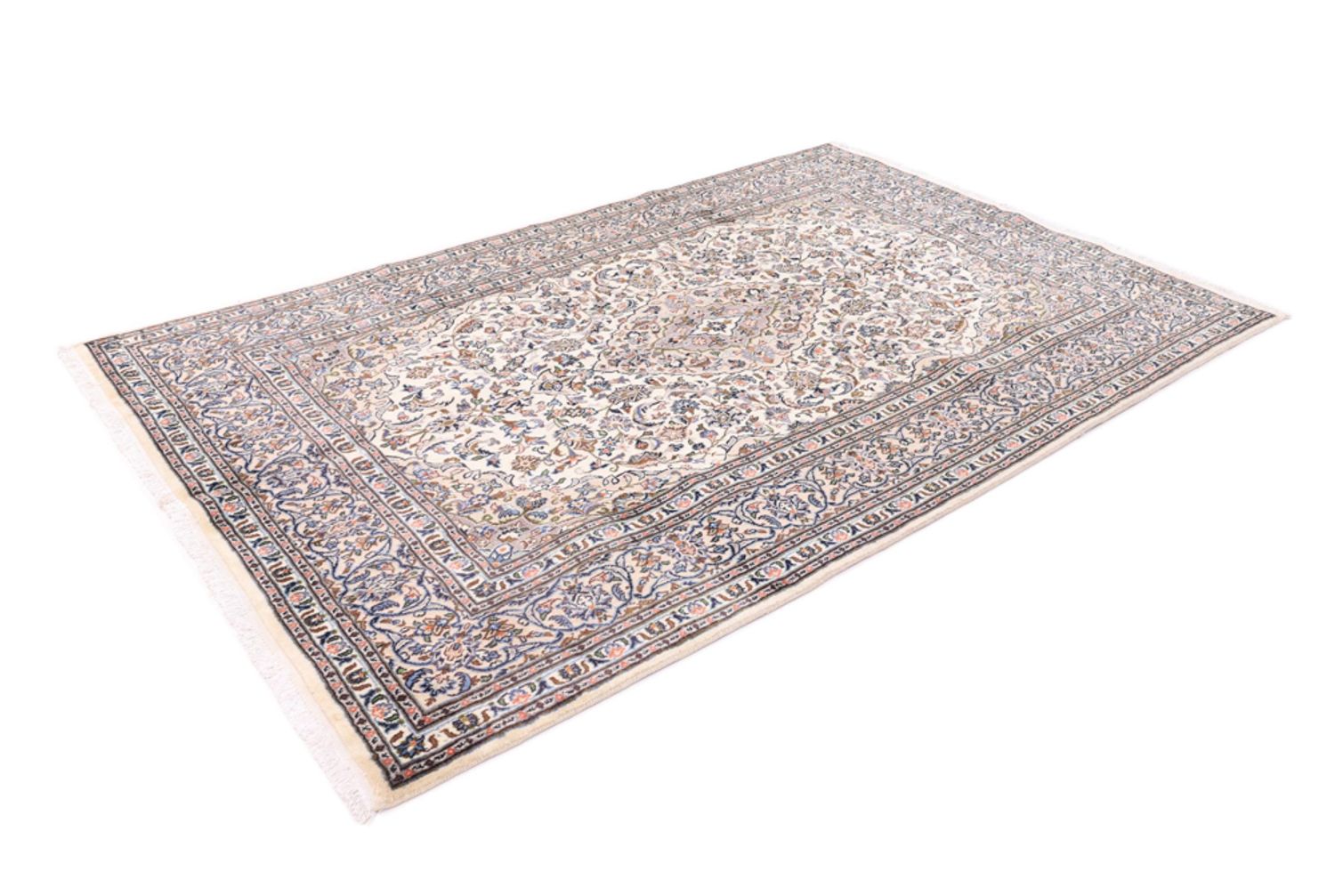 Alfombra persa - Keshan - 300 x 205 cm - crema