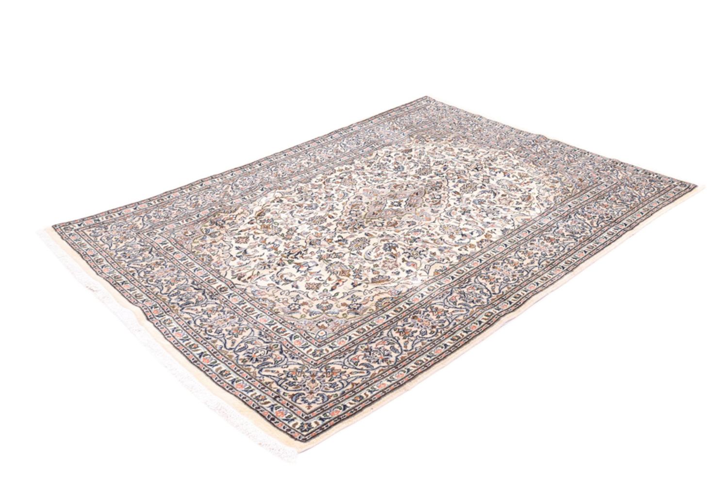 Alfombra persa - Keshan - 300 x 205 cm - crema