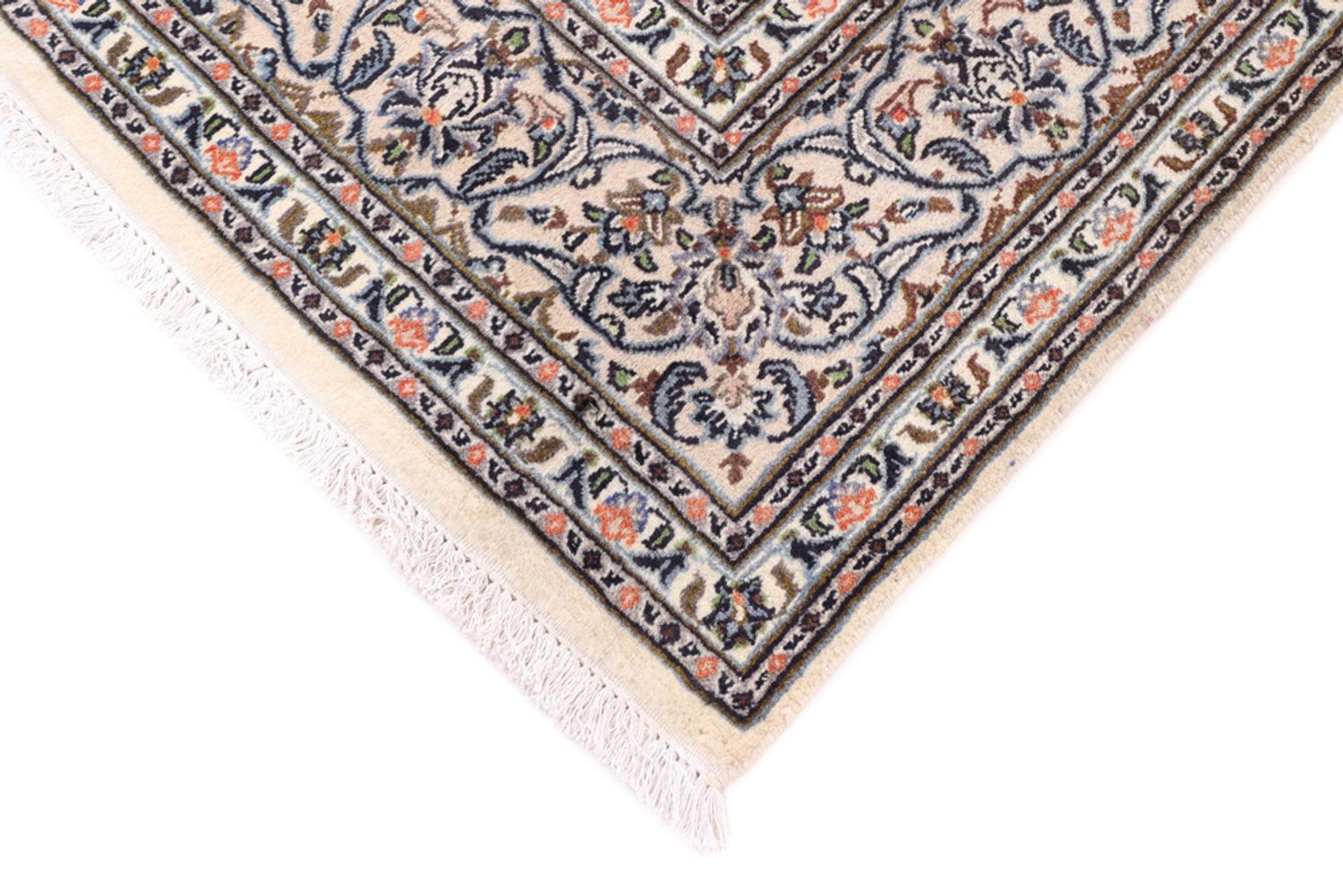 Alfombra persa - Keshan - 300 x 205 cm - crema