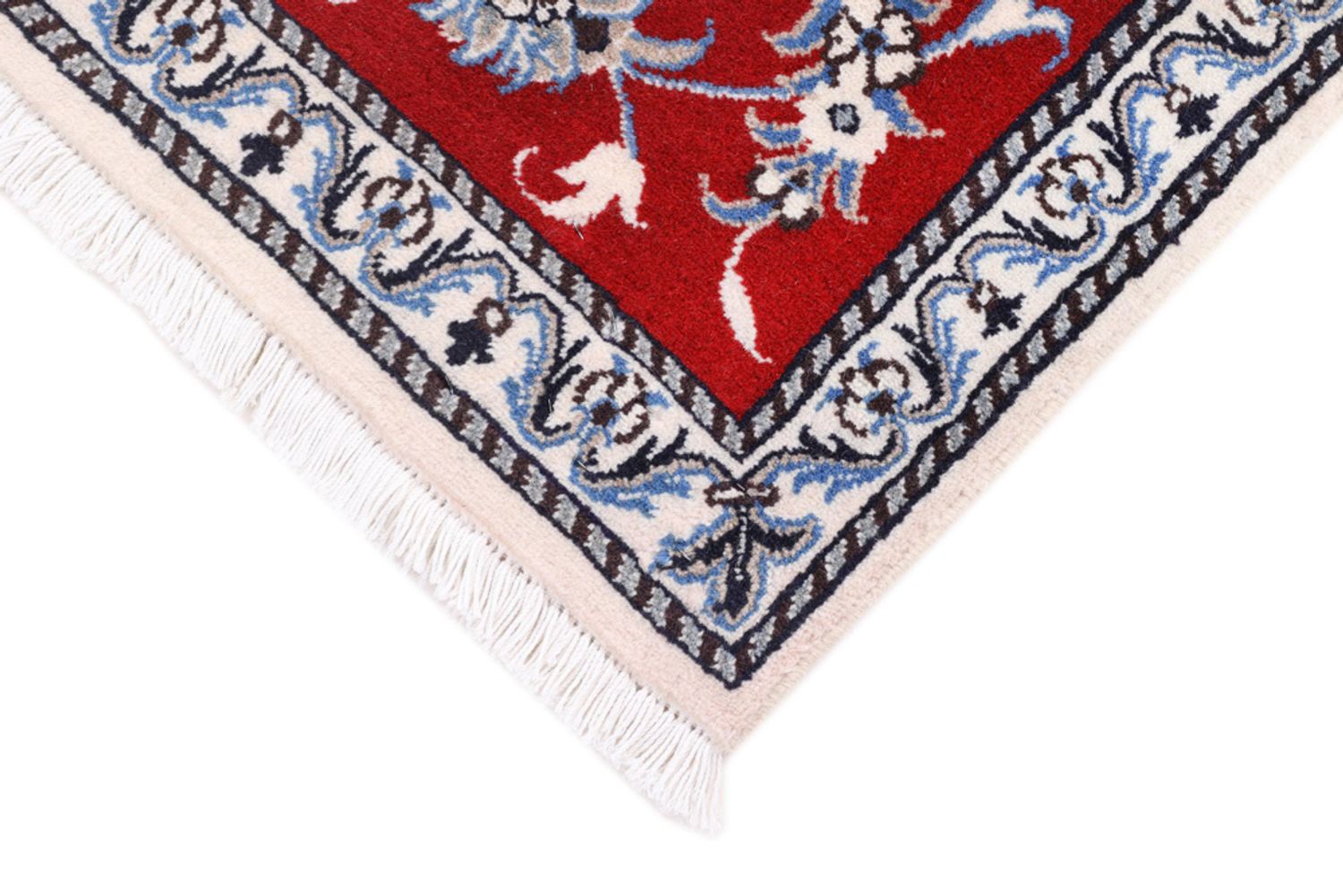 Alfombra persa - Nain - 138 x 86 cm - rojo