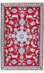 Alfombra persa - Nain - 138 x 86 cm - rojo