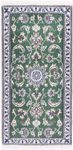 Alfombra persa - Nain - 137 x 70 cm - verde