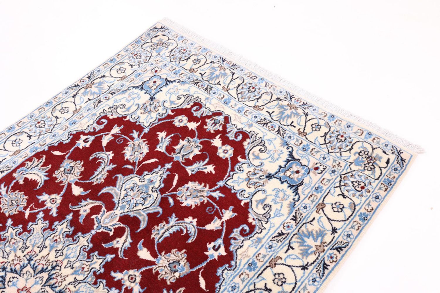 Alfombra persa - Nain - 213 x 120 cm - rojo