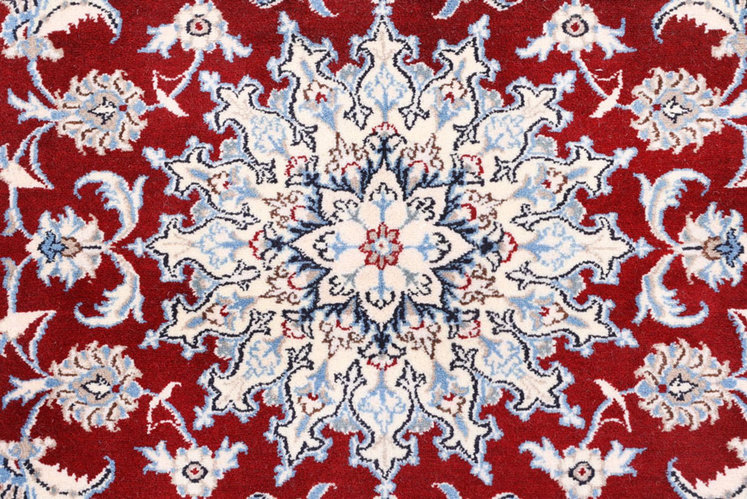 Alfombra persa - Nain - 213 x 120 cm - rojo