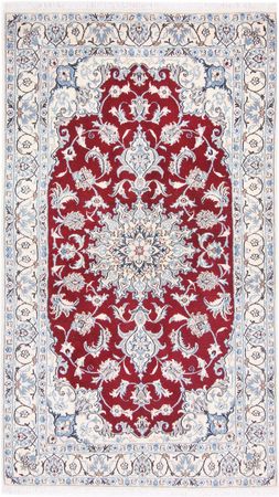 Alfombra persa - Nain - 213 x 120 cm - rojo