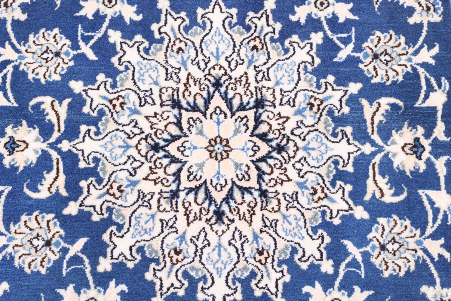 Perský koberec - Nain - 211 x 122 cm - modrá