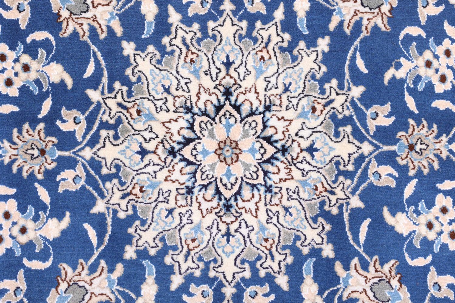 Persisk teppe - Nain - 203 x 147 cm - blå